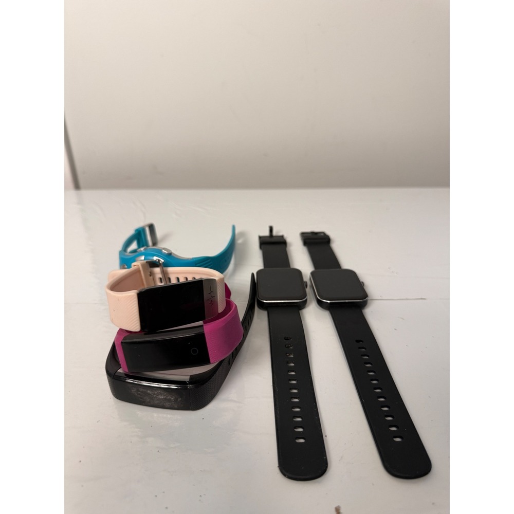 Smart Watch & Fitness Tracker Lot of 5, Apex Fit Plus + 3 Bands